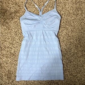 LULULEMON Ebb and Flow Tank Lavender Dusk seamless yoga top